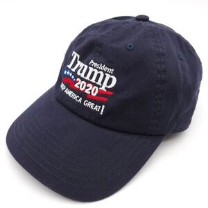 President Trump 2020 Keep America Great Strapback Hat Baseball Dad Cap Blue USA‎